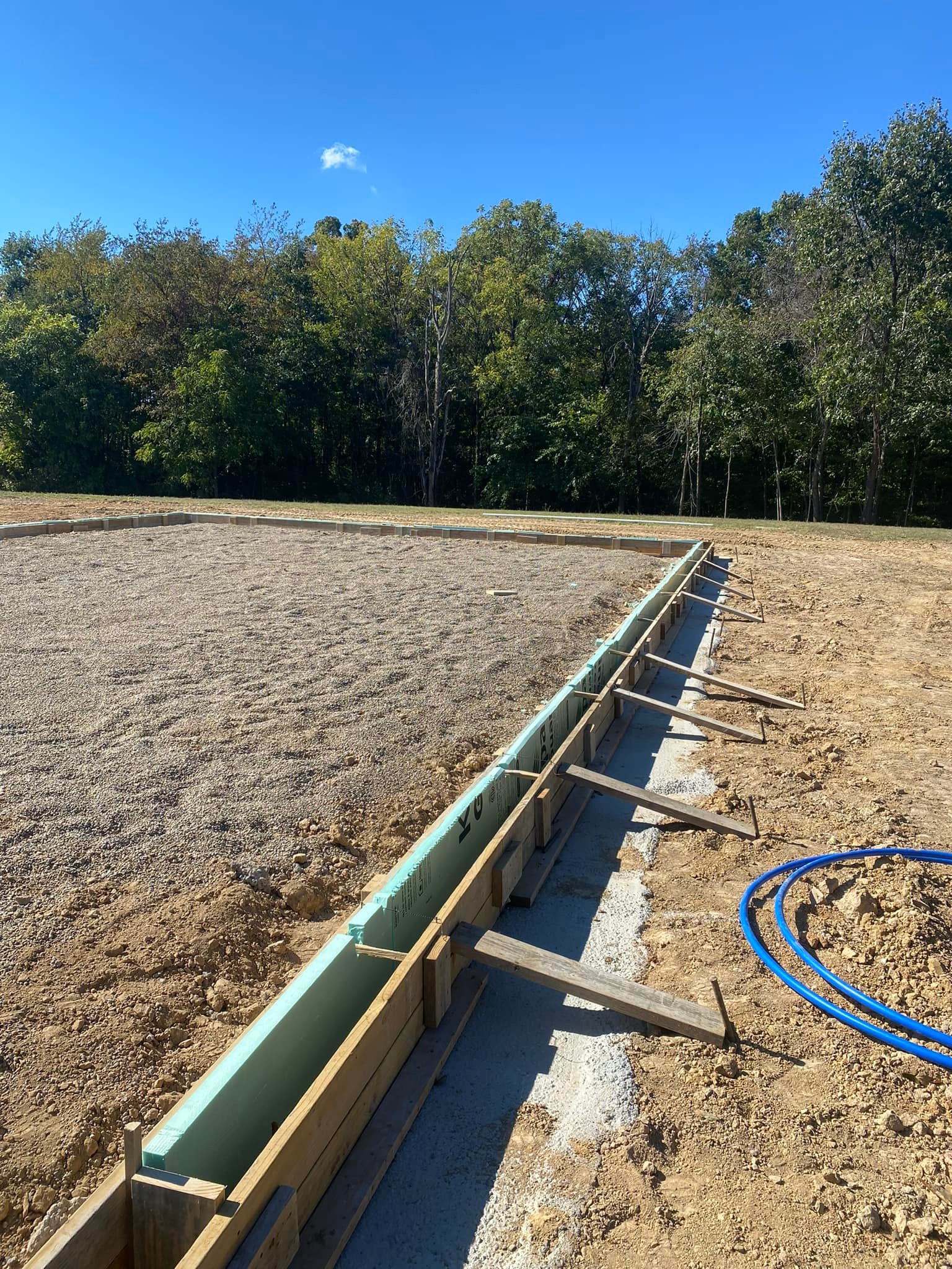 Commercial concrete foundation footings